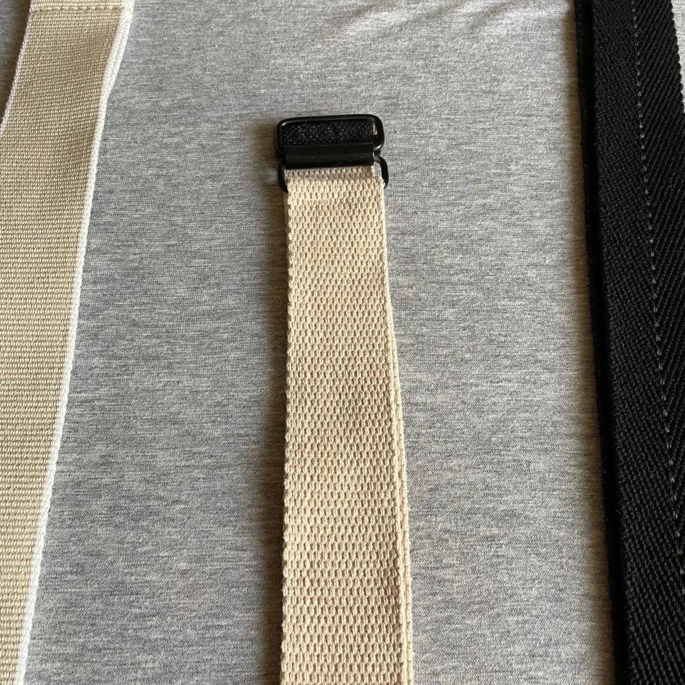 Kids  Belt  in Black and Cream - Adjustable Casual Accessory